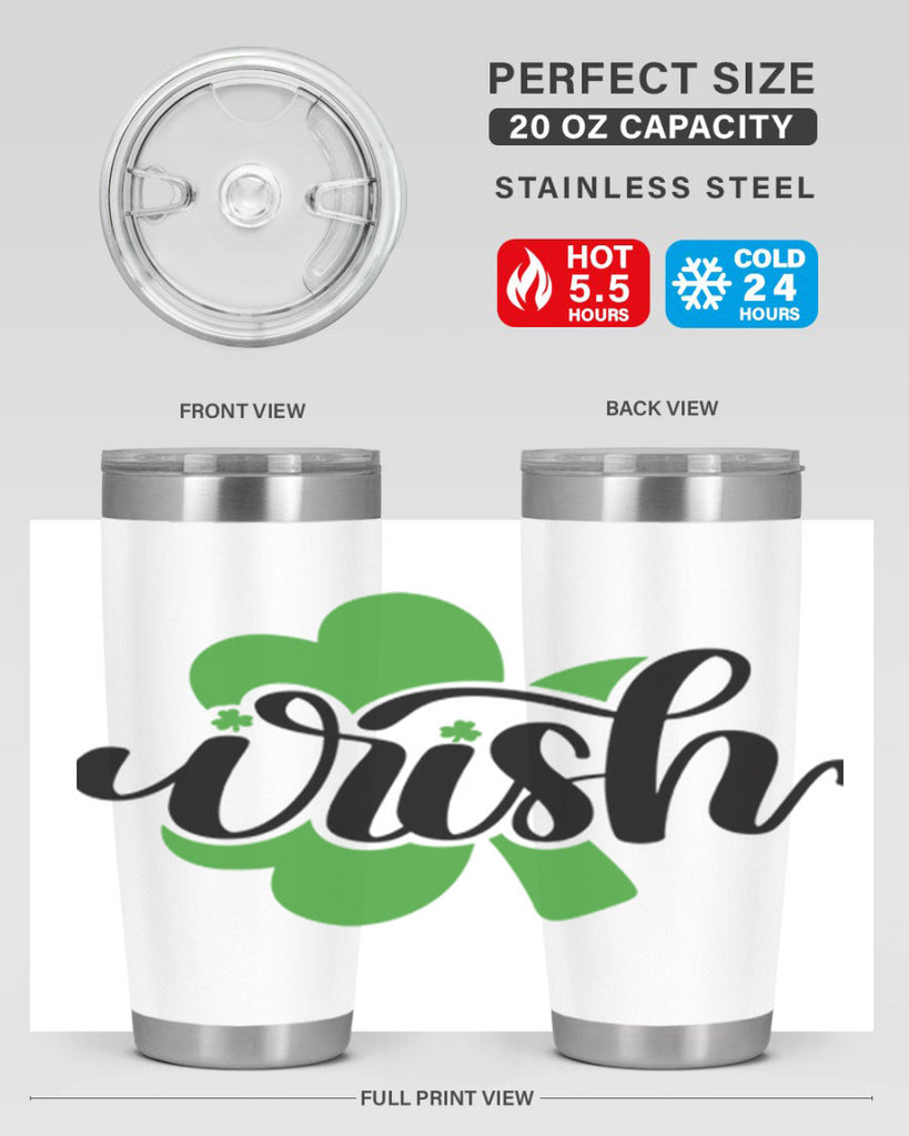 Irish Style 82#- St Patricks Day- Tumbler