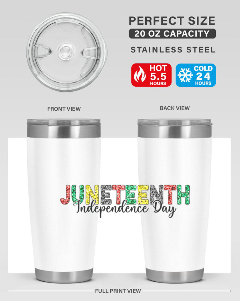 Juneteenth Independence Day 37#- Juneteenth- tumbler