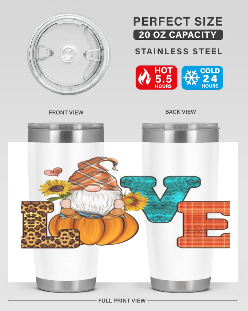 LOVEFallGnome 417#- fall- Tumbler