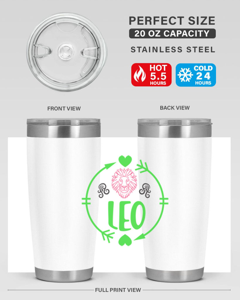 Leo 283#- zodiac- Tumbler