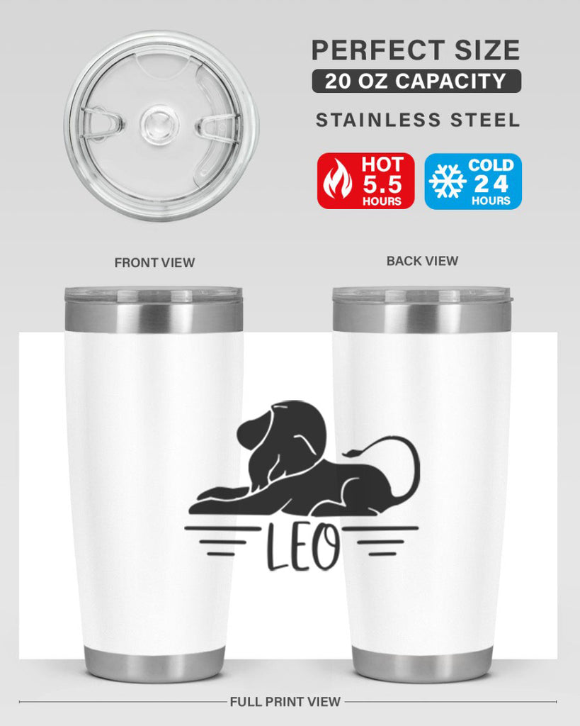 Leo 288#- zodiac- Tumbler