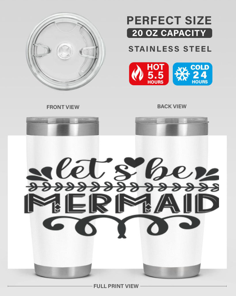 Lets be mermaid 291#- mermaid- Tumbler