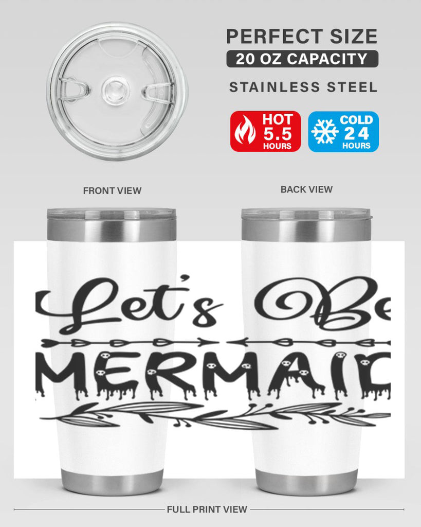 Lets be mermaid 292#- mermaid- Tumbler