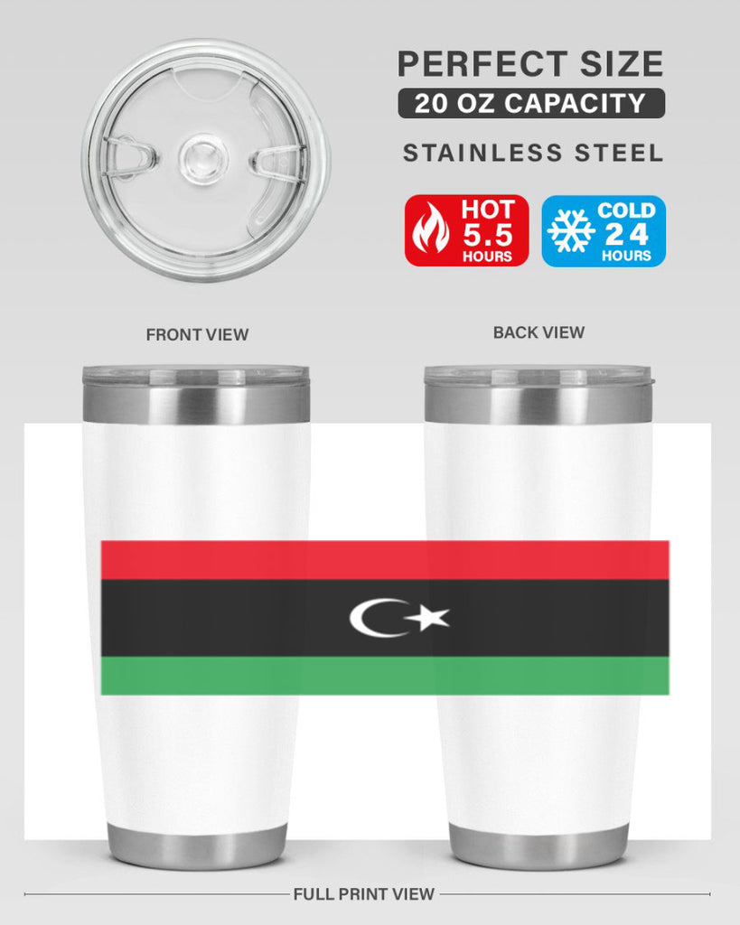 Libya 100#- world flags- Tumbler