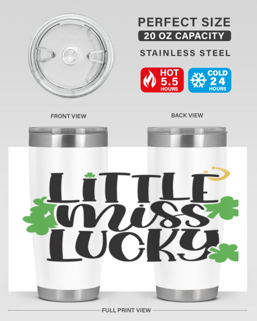 Little Miss Lucky Style 68#- St Patricks Day- Tumbler