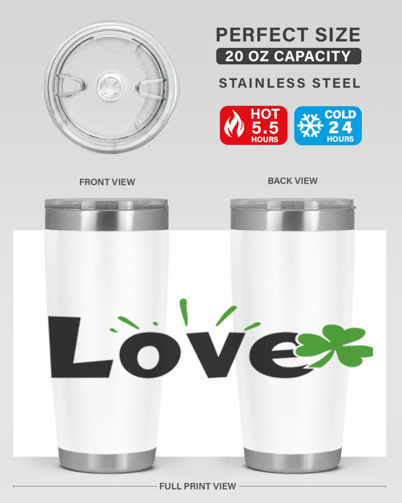 Love Style 152#- St Patricks Day- Tumbler