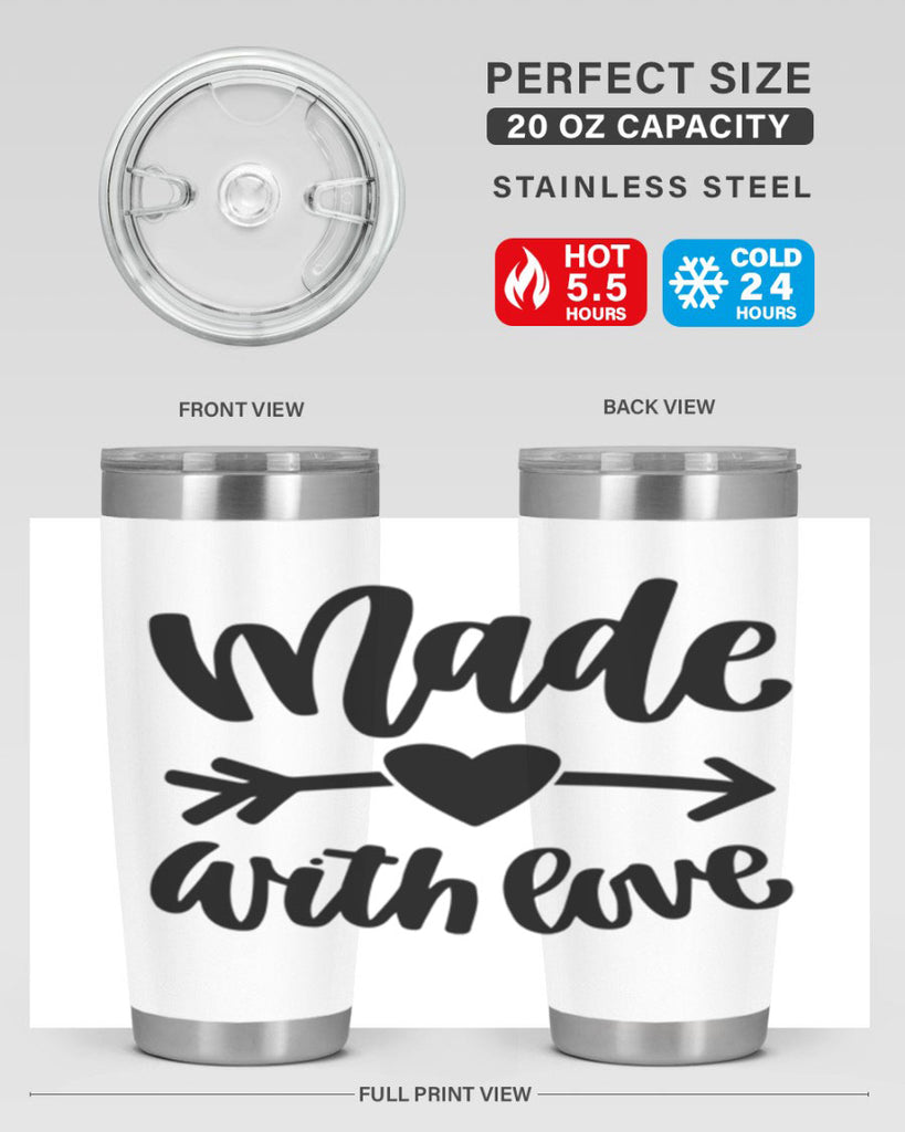 Made With Love Style 52#- baby- tumbler