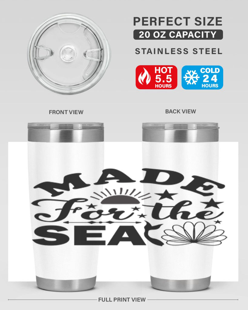 Made for the Sea 308#- mermaid- Tumbler