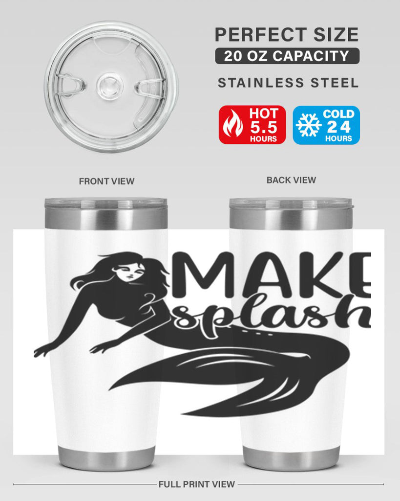 Make splash 315#- mermaid- Tumbler