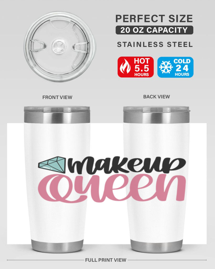 Makeup Queen Style 41#- make up- Tumbler