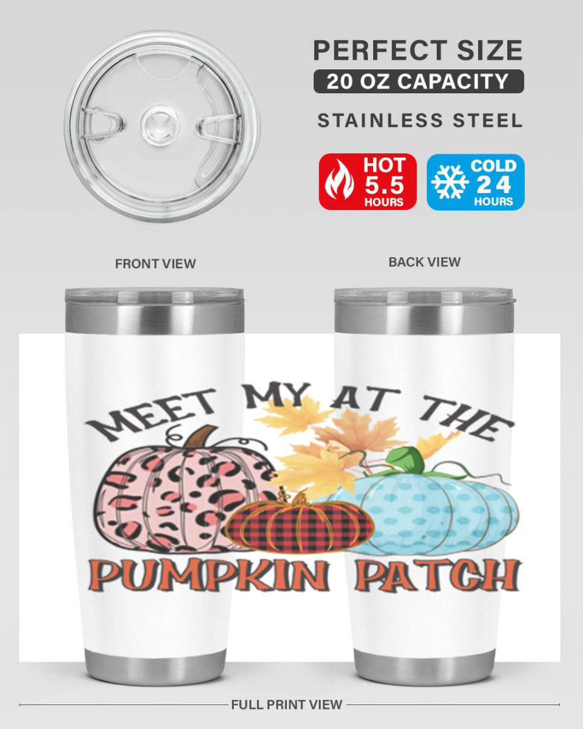 Meet My at the Pumpkin Patch 425#- fall- Tumbler