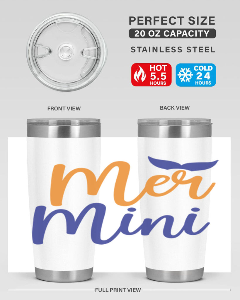 Mer Mini 337#- mermaid- Tumbler