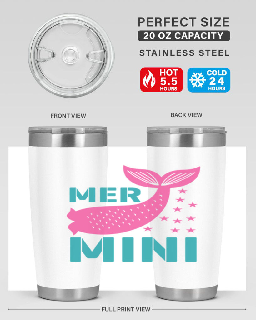 Mer Mini 341#- mermaid- Tumbler