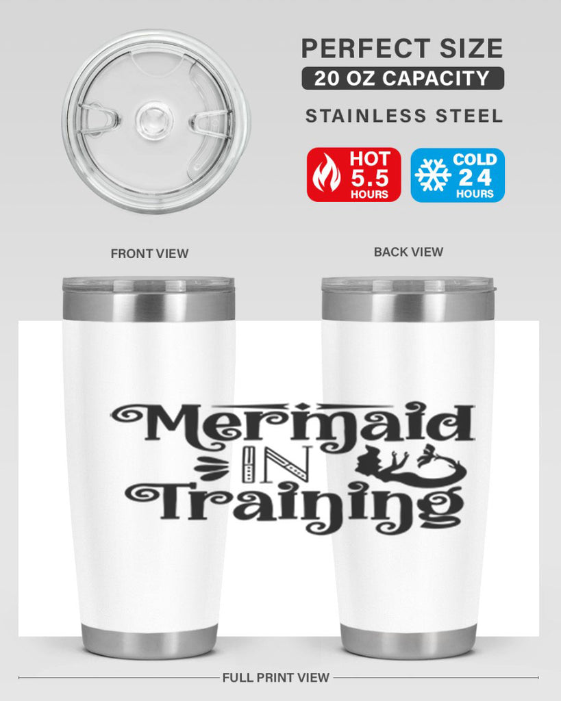 Mermaid In Training 364#- mermaid- Tumbler