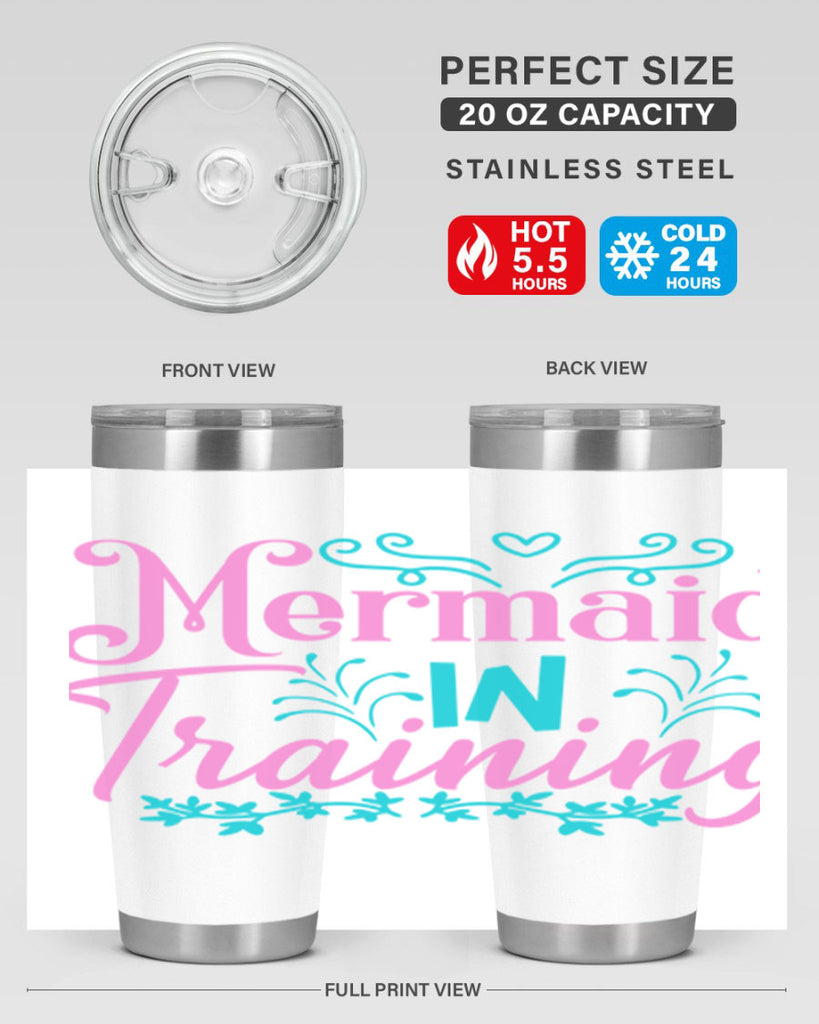 Mermaid In Training 366#- mermaid- Tumbler