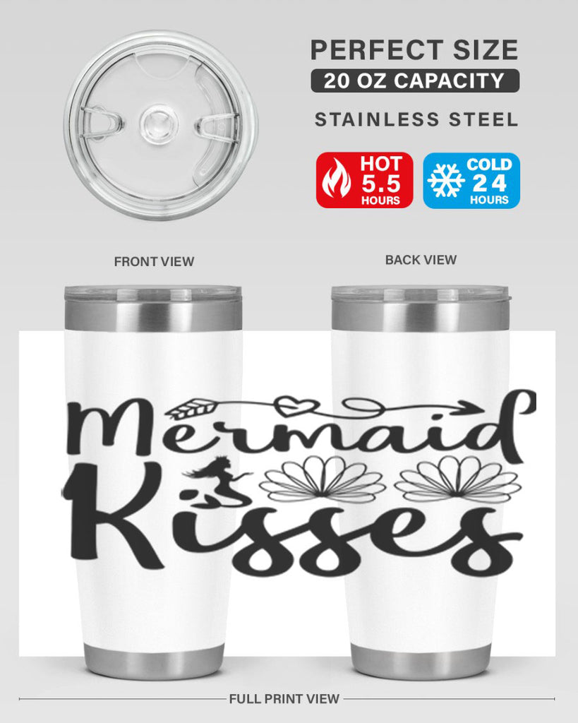 Mermaid Kisses design 427#- mermaid- Tumbler