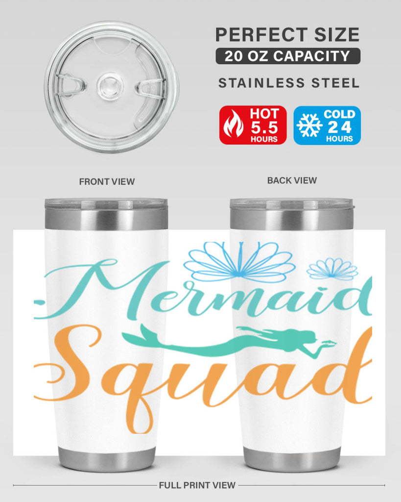 Mermaid Squad Design 449#- mermaid- Tumbler