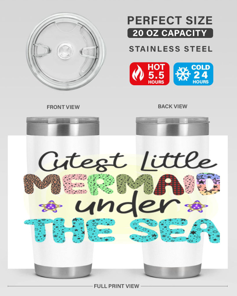 Mermaid Tshirt design 452#- mermaid- Tumbler