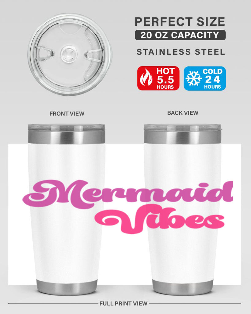 Mermaid Vibes 388#- mermaid- Tumbler