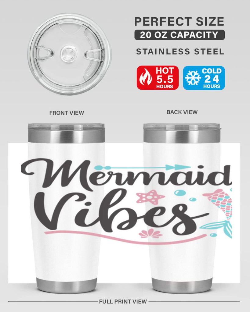 Mermaid Vibes 389#- mermaid- Tumbler