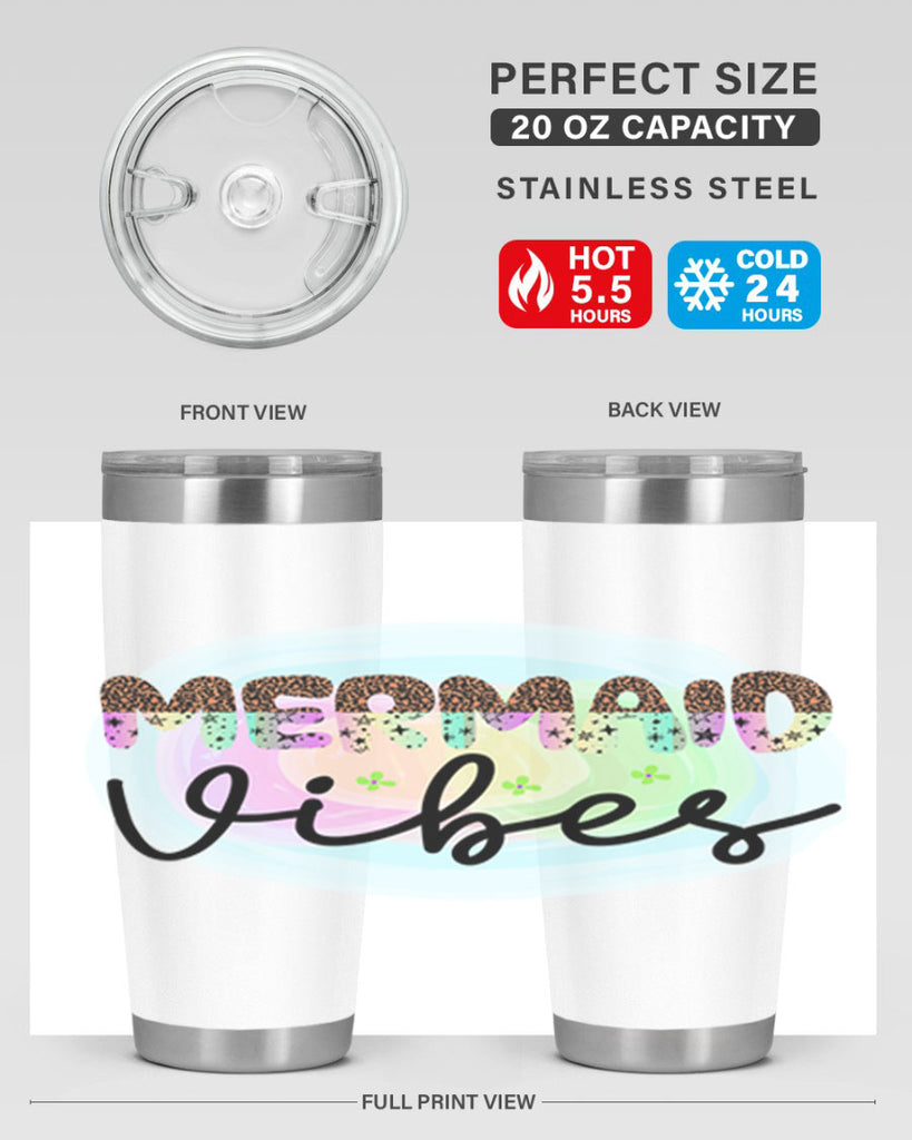 Mermaid Vibes 453#- mermaid- Tumbler