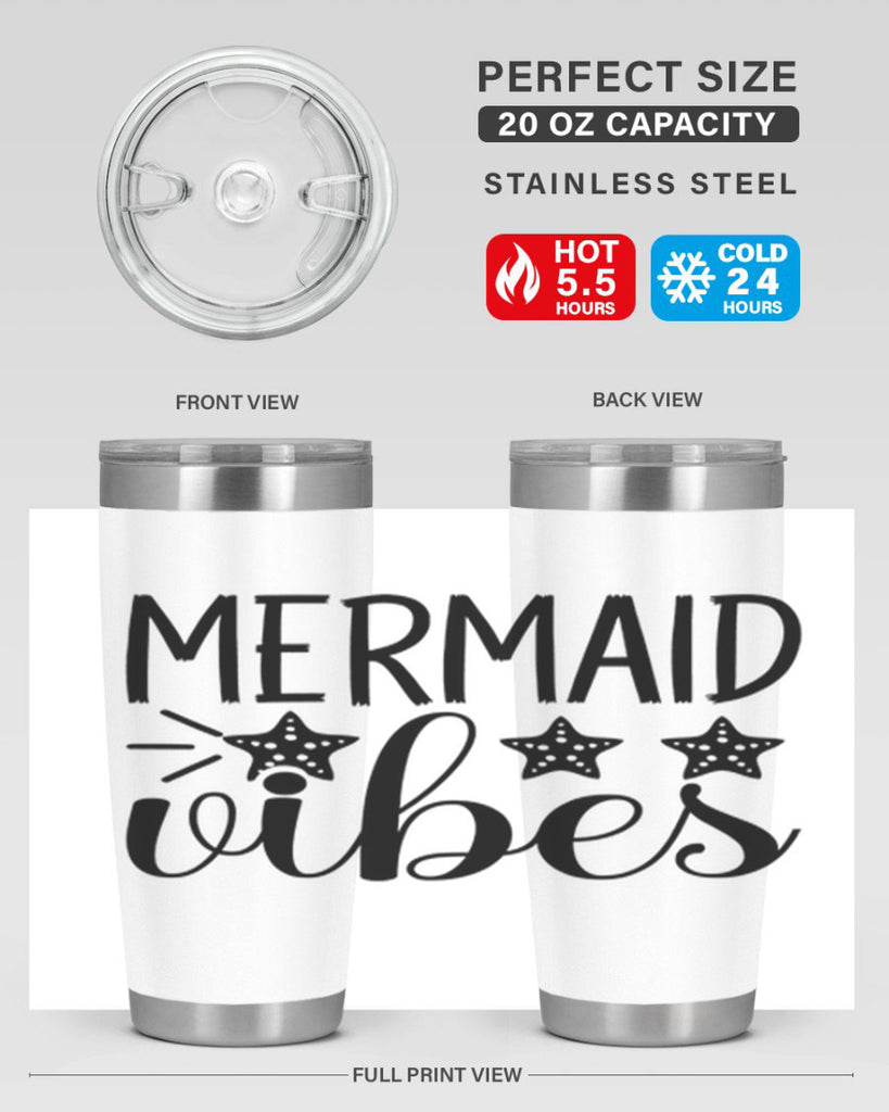 Mermaid Vibes 457#- mermaid- Tumbler