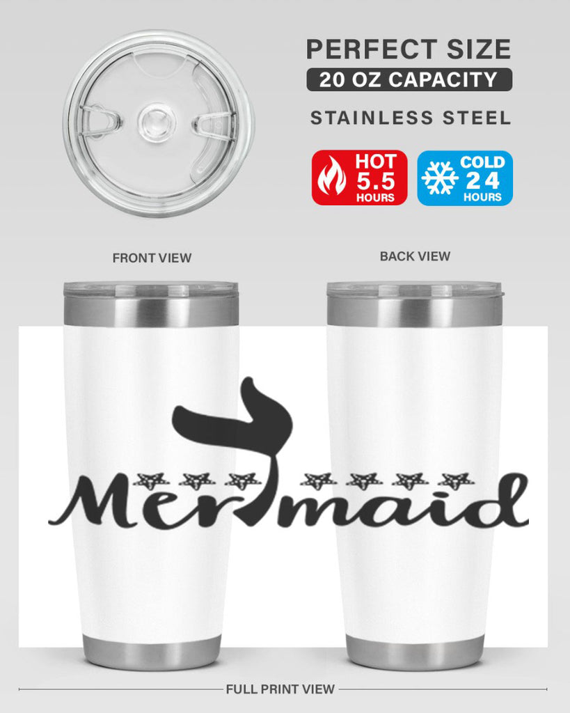 Mermaid design 451#- mermaid- Tumbler