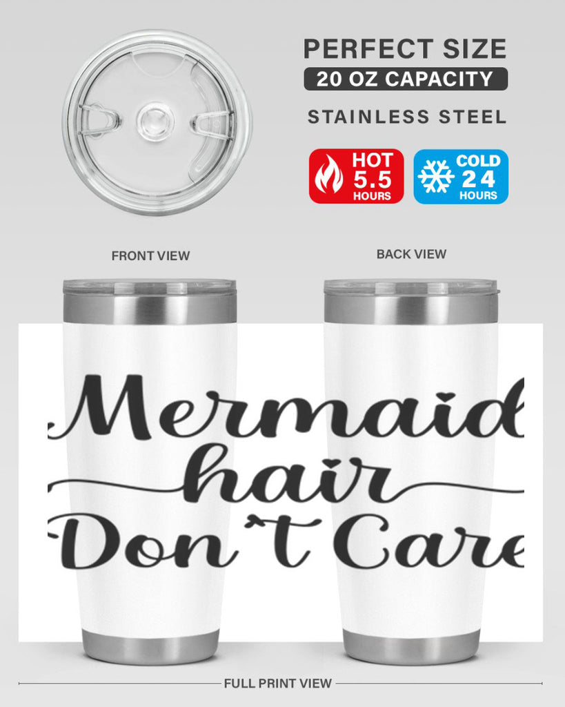 Mermaid hair dont care 412#- mermaid- Tumbler