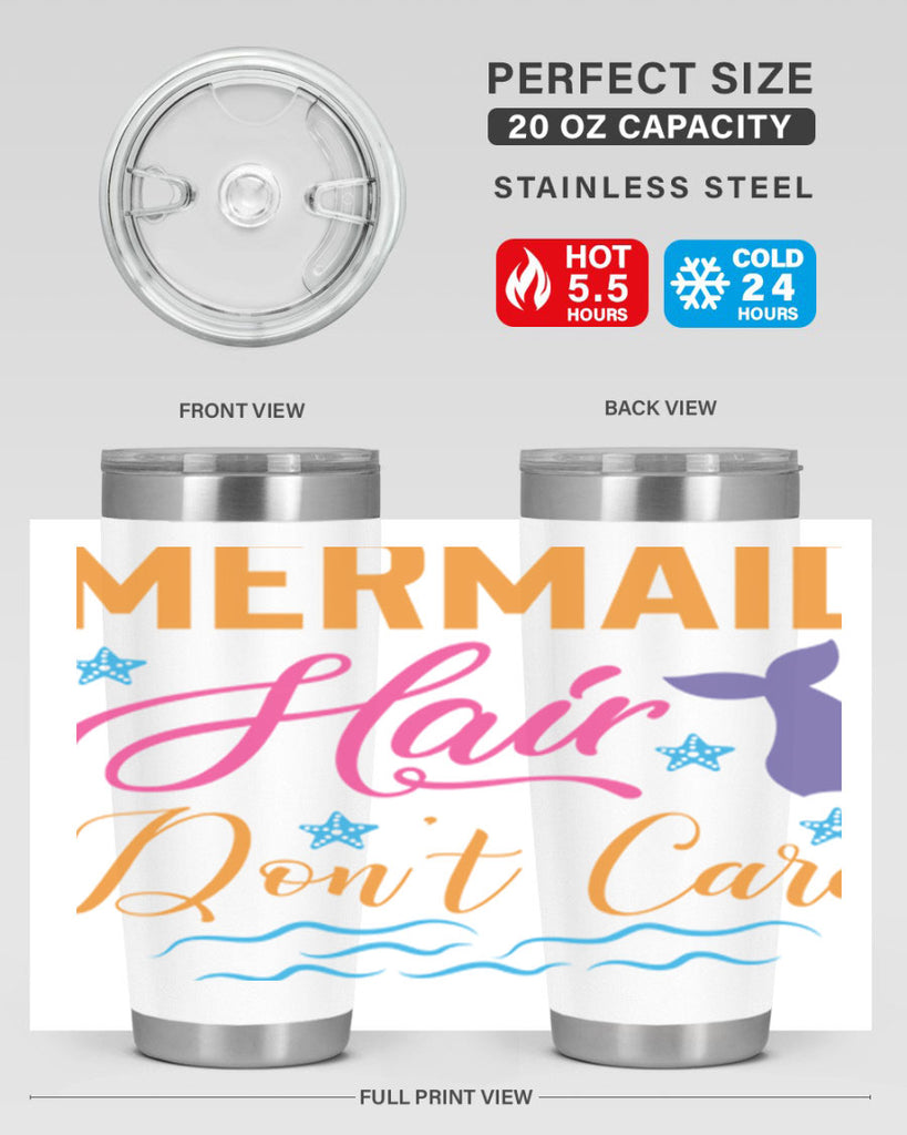 Mermaid hair dont care 414#- mermaid- Tumbler