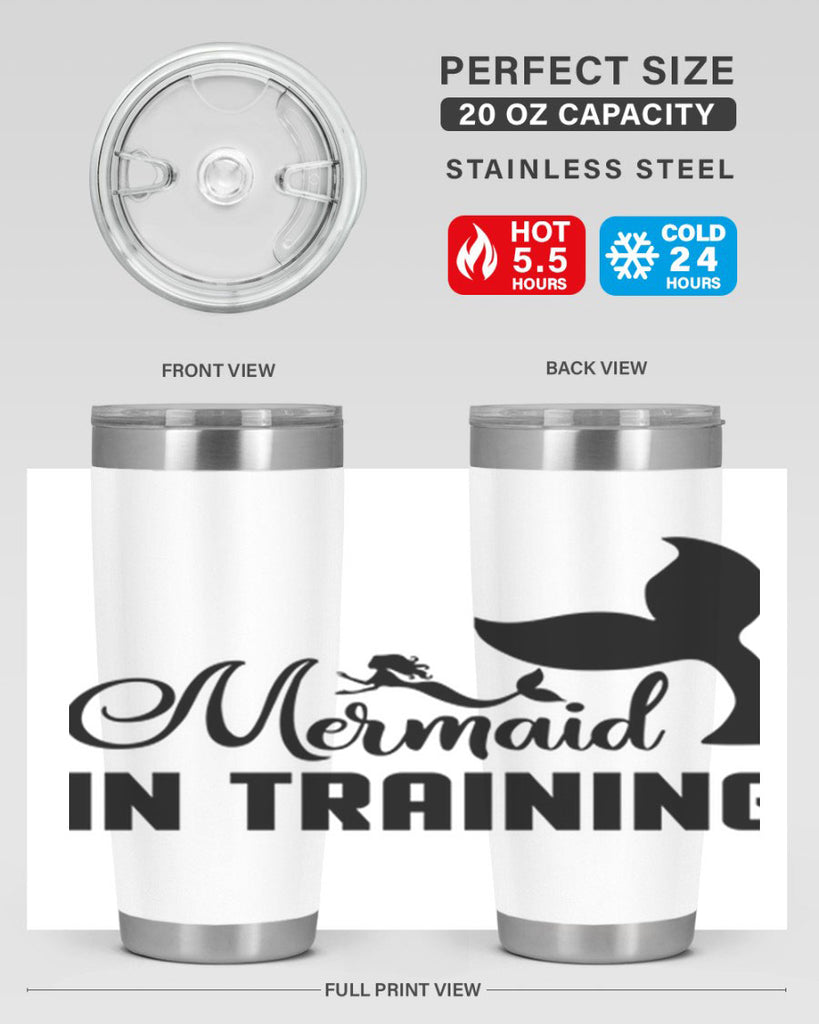 Mermaid in training 423#- mermaid- Tumbler