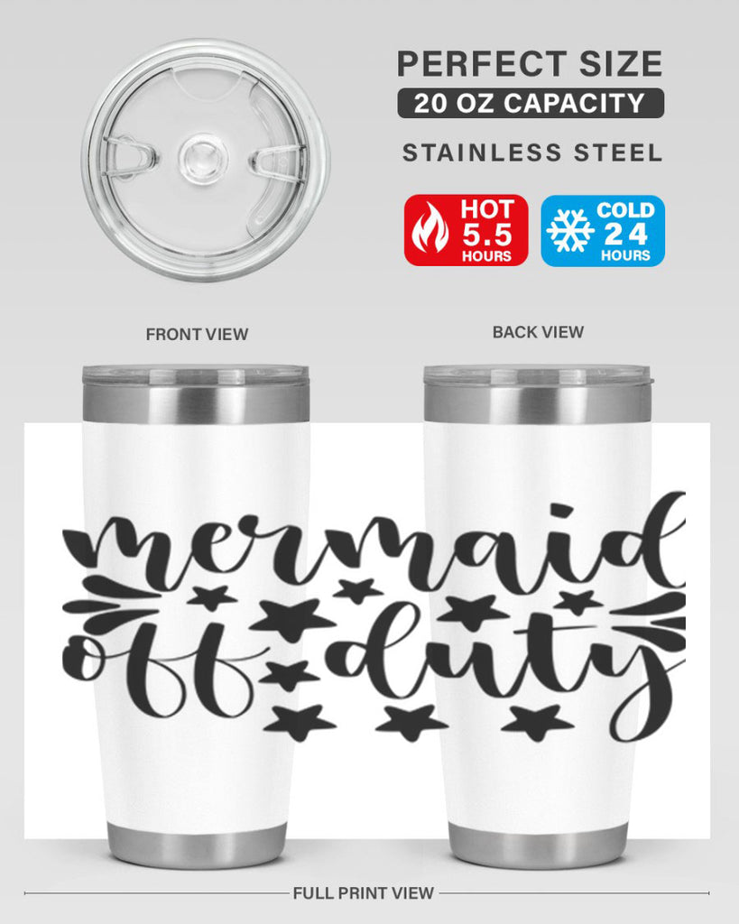 Mermaid off duty 436#- mermaid- Tumbler