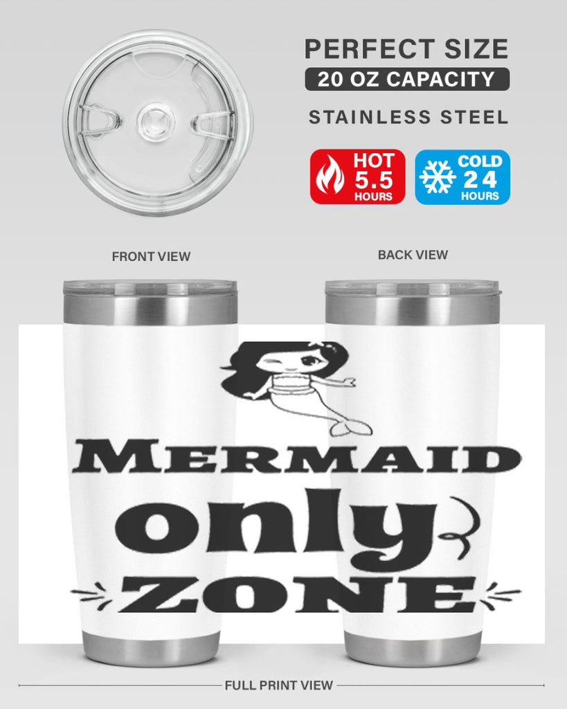 Mermaid only zone 439#- mermaid- Tumbler