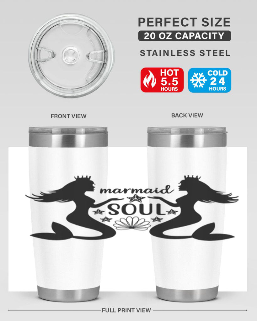 Mermaid soul design 443#- mermaid- Tumbler