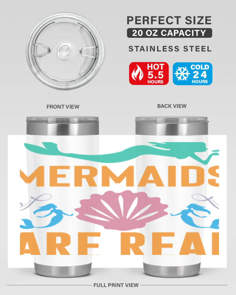 Mermaids Are Real Design 478#- mermaid- Tumbler