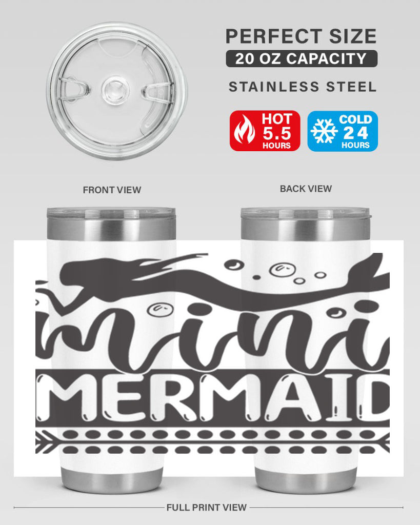 Mini mermaid 510#- mermaid- Tumbler