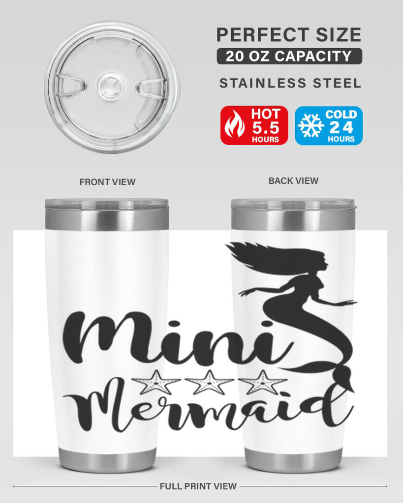 Mini mermaid 512#- mermaid- Tumbler