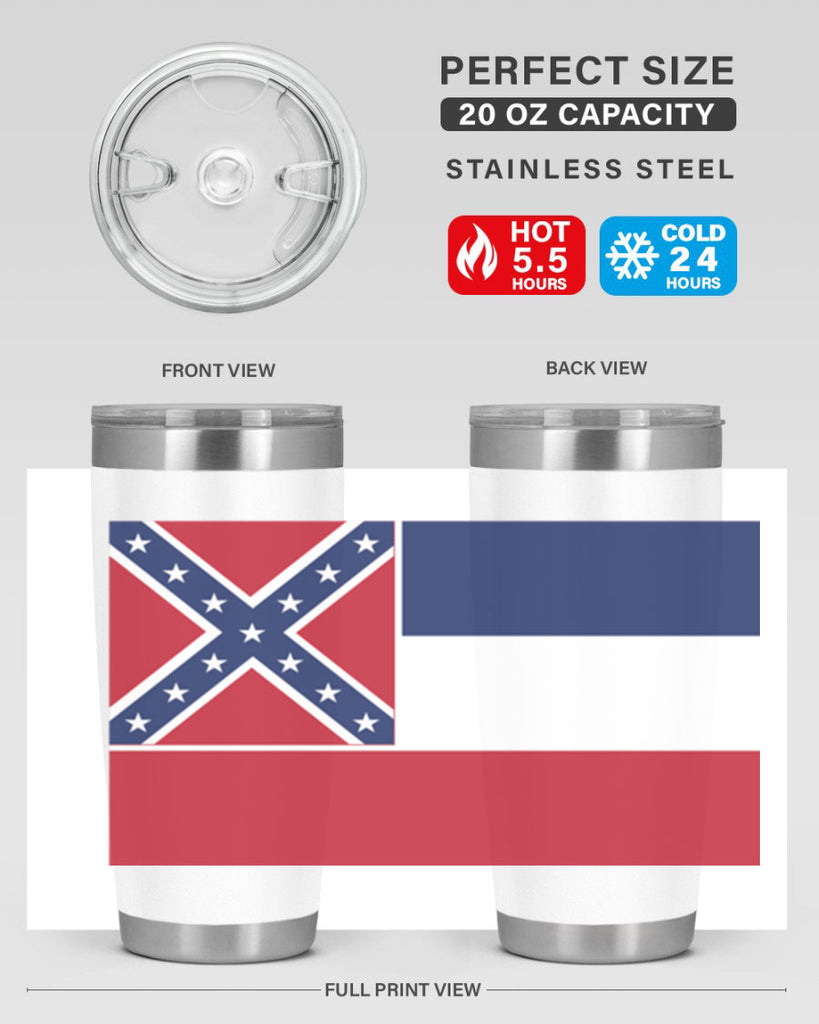 Mississippi 28#- Us Flags- Tumbler