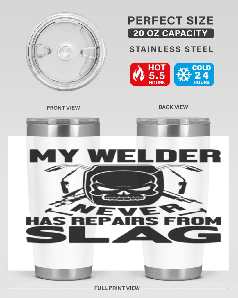 My welder never Style 7#- welder- tumbler