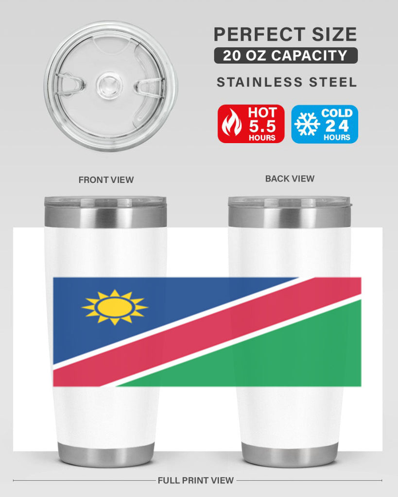 Namibia 78#- world flags- Tumbler
