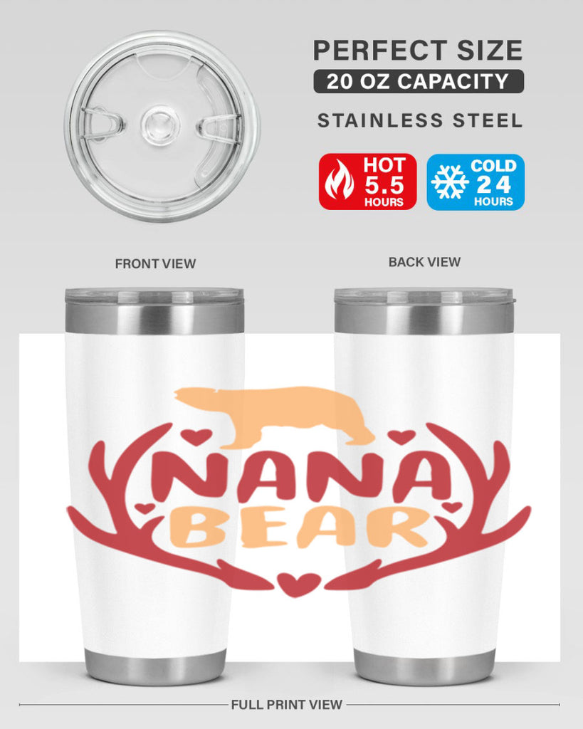 Nana bear 12#- grandma - nana- Tumbler