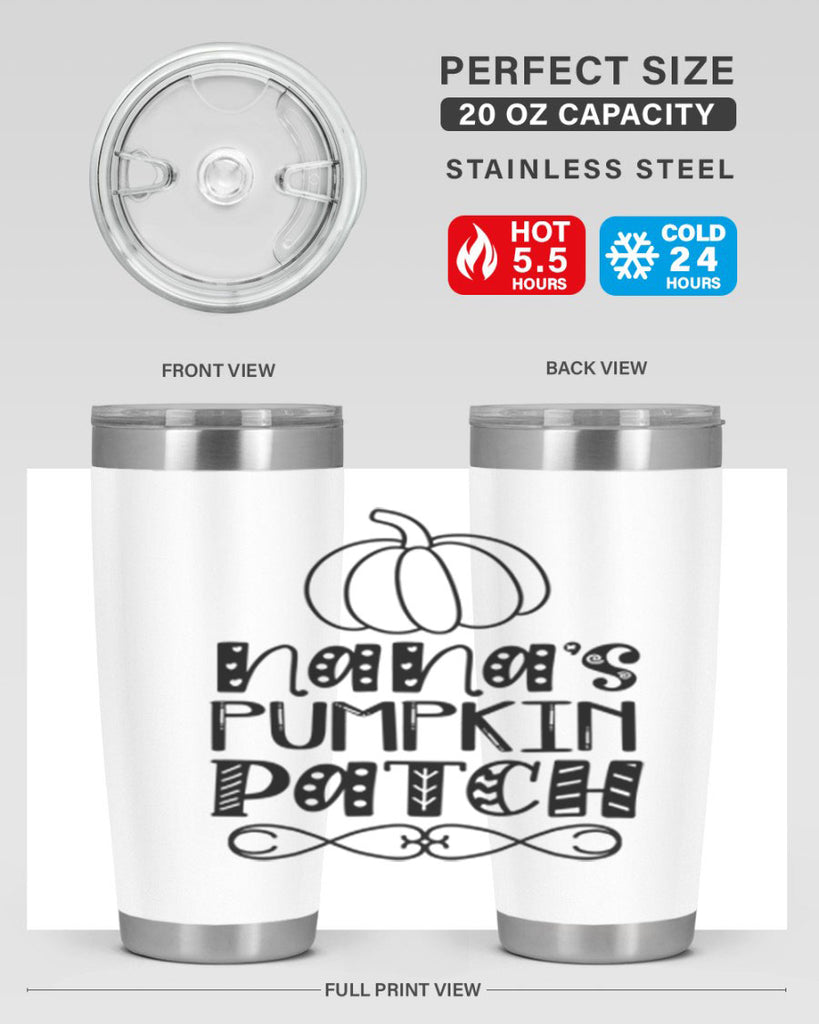 Nana s Pumpkin Patch 439#- fall- Tumbler