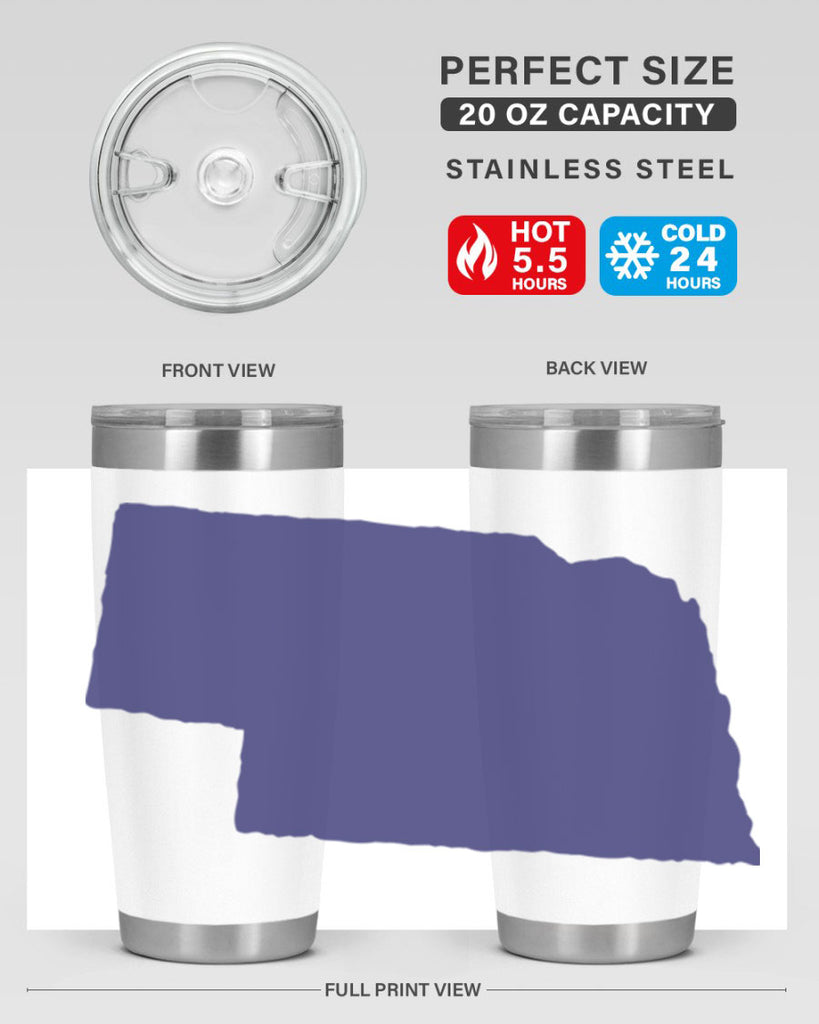 Nebraska 24#- stateflags- Tumbler