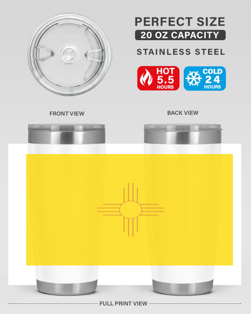 New Mexico 21#- Us Flags- Tumbler