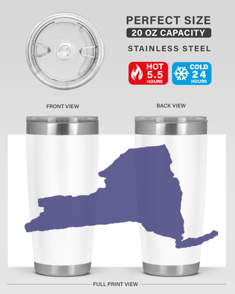 New York 19#- stateflags- Tumbler