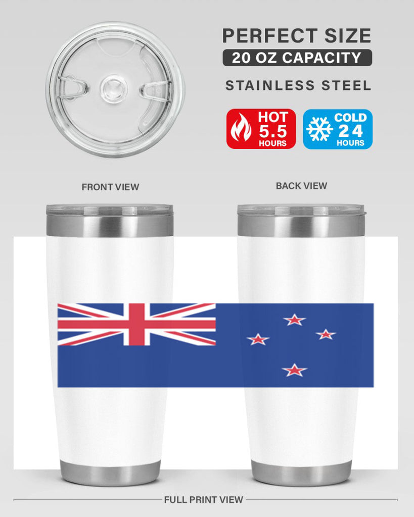 New Zealand 74#- world flags- Tumbler