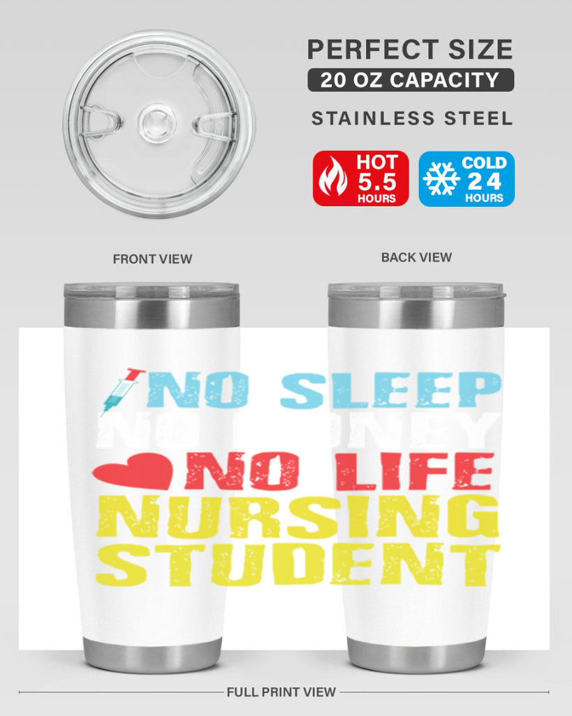 No Sleep Style 290#- nurse- tumbler