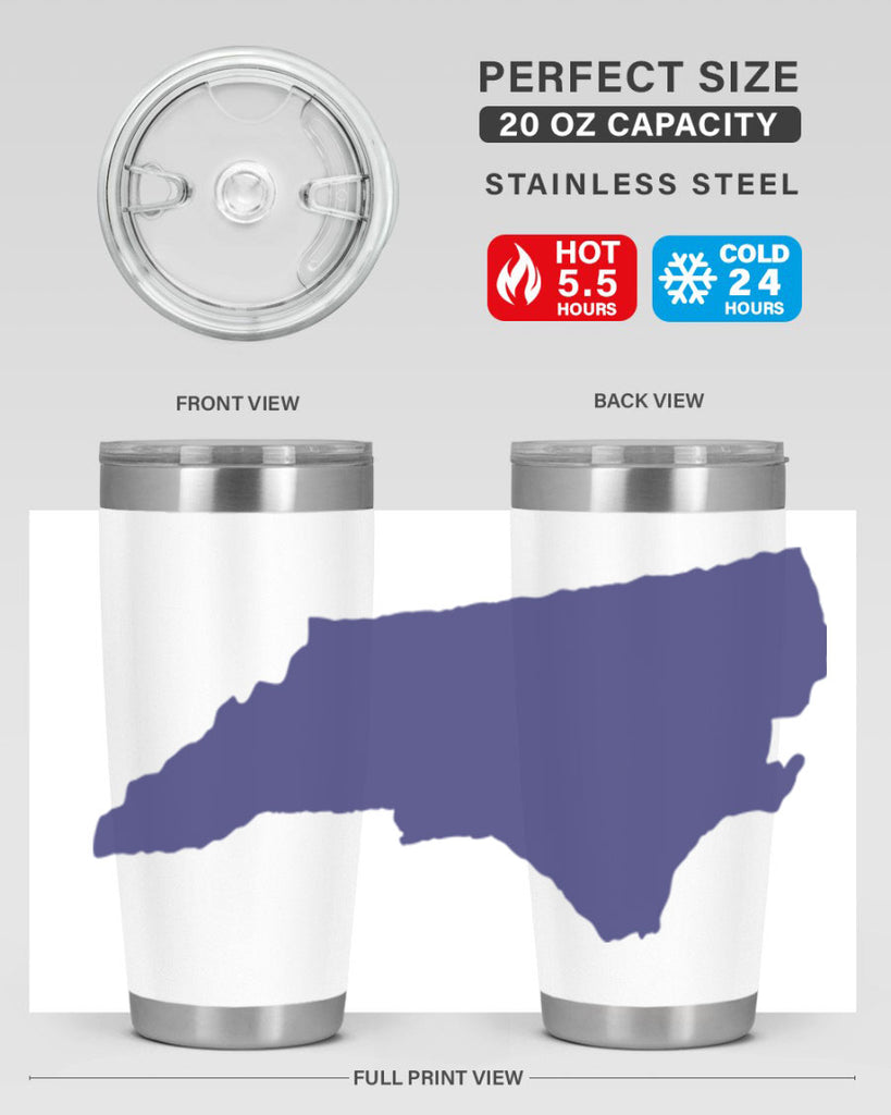 North Carolina 18#- stateflags- Tumbler