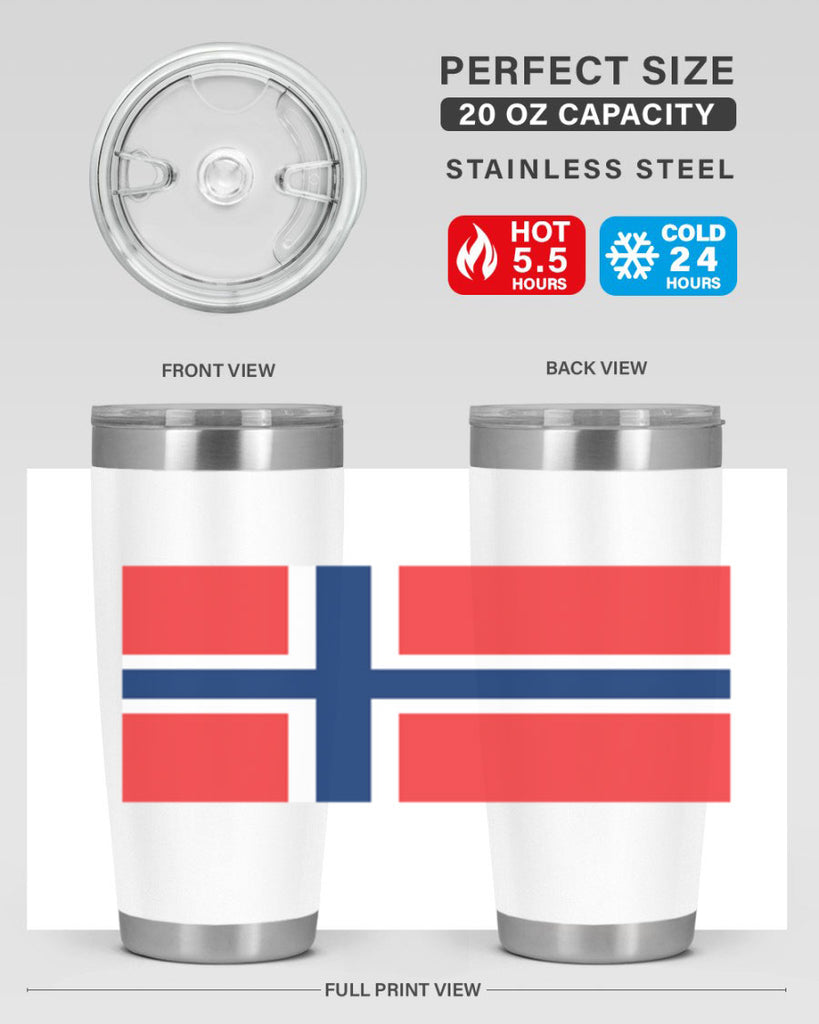 Norway 68#- world flags- Tumbler