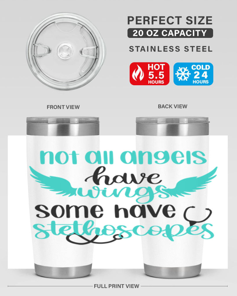 Not All Angels Have Style Style 127#- nurse- tumbler