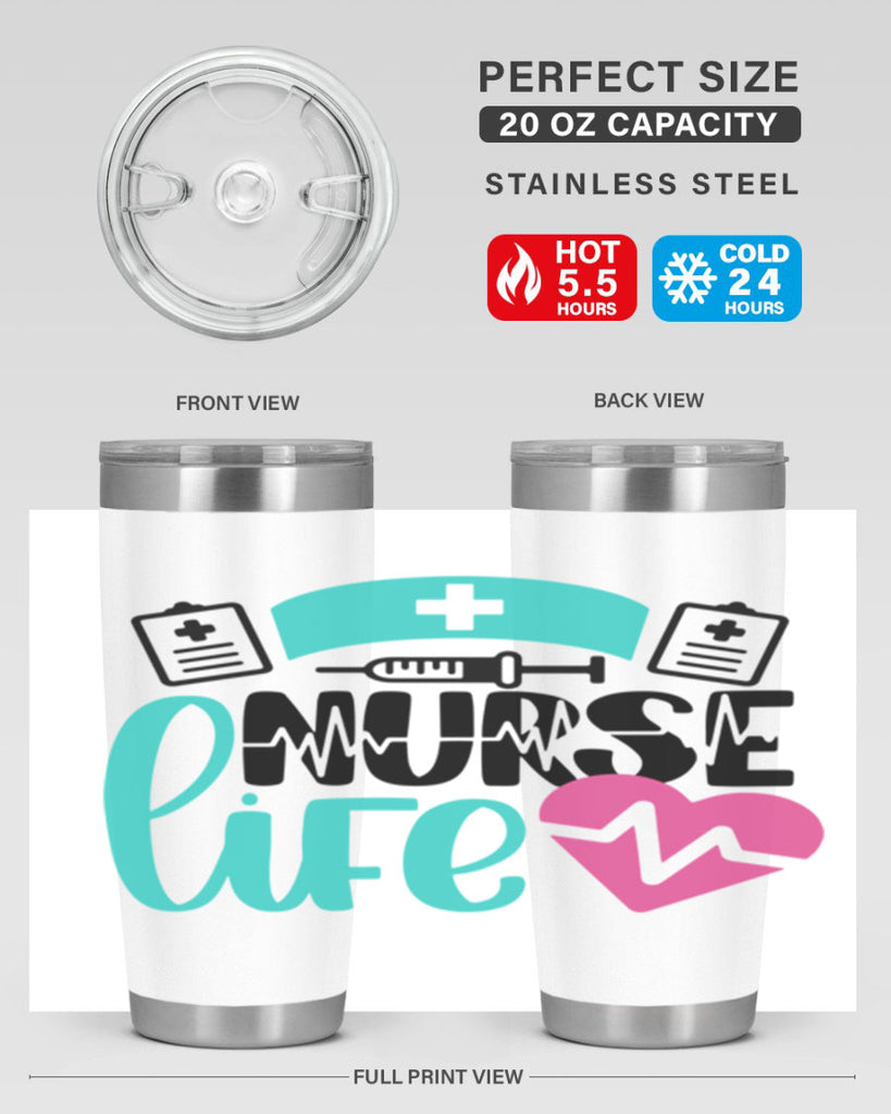 Nurse Life Style Style 106#- nurse- tumbler